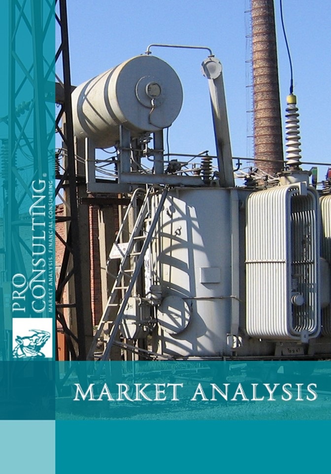 Market research of transformers with a liquid dielectric in Ukraine. 2008